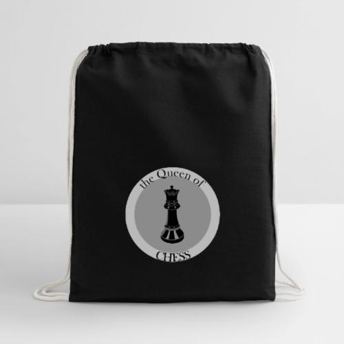 Queen Of Chess - Cotton Drawstring Bag