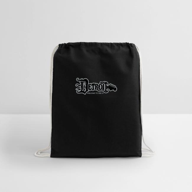 DETROIT GUITAR WTTD BLK SLR REG FONT