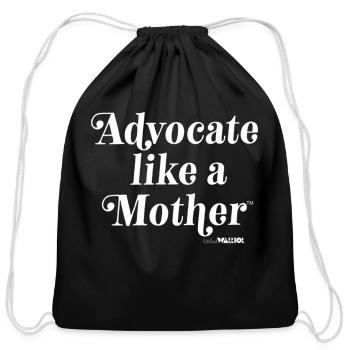 Long Sleeve T Shirt - Cotton Drawstring Bag - black - Front