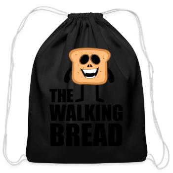 Dead Bread - Cotton Drawstring Bag - black - Front