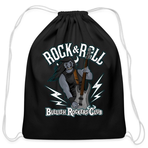 Bullish Rockers Bassist - Cotton Drawstring Bag