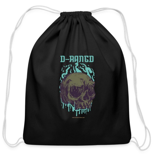 D-RaNGD Melting Skull Logo - Cotton Drawstring Bag