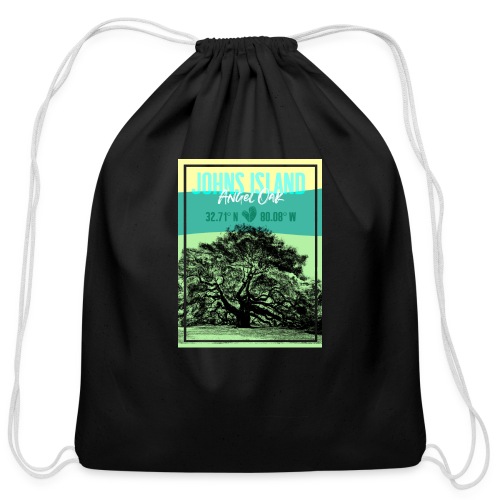 Johns Island_Angel Oak - Cotton Drawstring Bag
