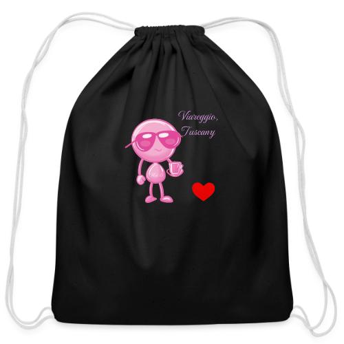 Smoon City_Viareggio Tuscany Pink - Cotton Drawstring Bag