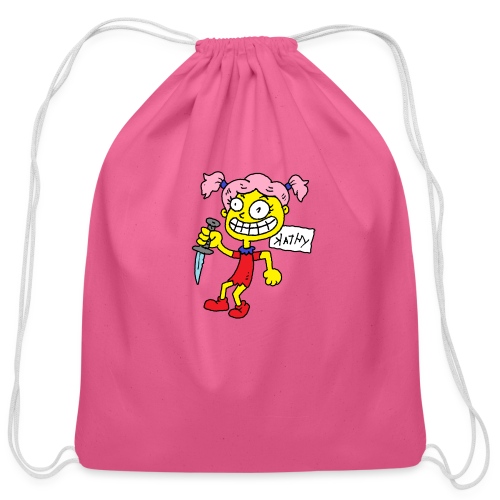 Little Crazy Kathy - Cotton Drawstring Bag