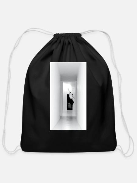 Dopamine - Cotton Drawstring Bag - black