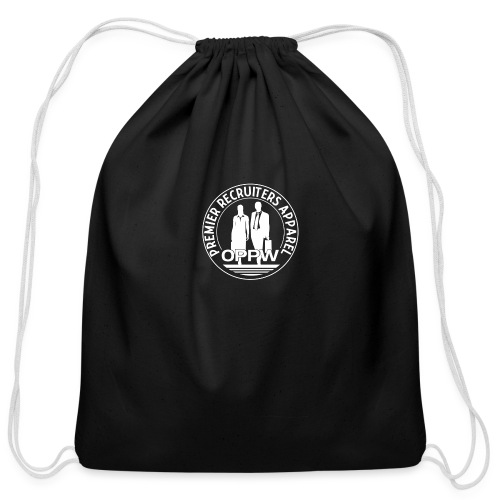 OPPW Structured Recruiters Apparel Black Series - Cotton Drawstring Bag
