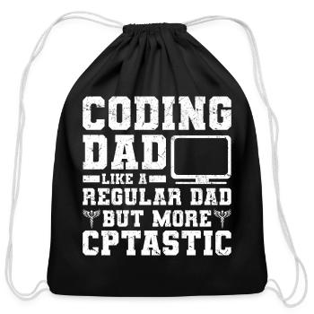 Clinical Coding Specialist | Hospital Gifts - Cotton Drawstring Bag - black - Front