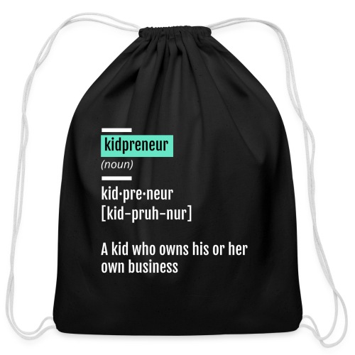 Kidpreneur Definition Logo - Cotton Drawstring Bag