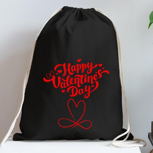 Valentine's Day Designs of Love and Infinity. - Cotton Drawstring Bag