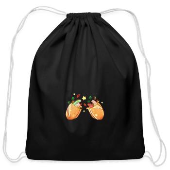 Banh Mi Vietnamese sandwich - Cotton Drawstring Bag - black - Front
