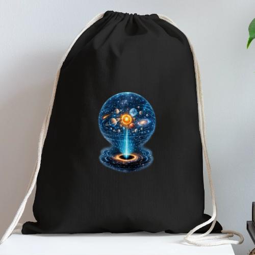 Holographic Universe - Cotton Drawstring Bag