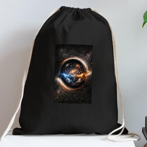 EntangledPhotonsWormhole - Cotton Drawstring Bag