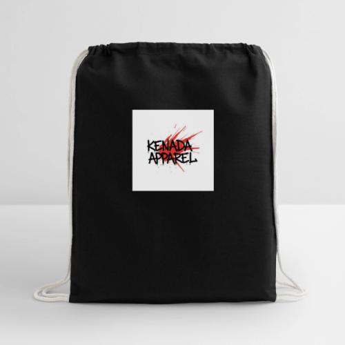 Kenada Apparel graffiti splash - Cotton Drawstring Bag