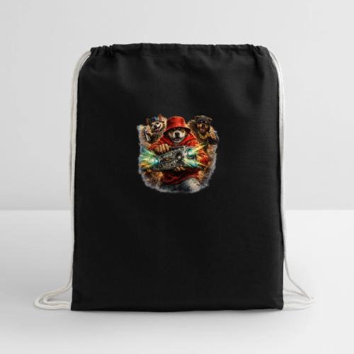 Urban Beat Dog Heroes - Cotton Drawstring Bag