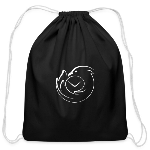 Thunderbird Logo Outline - Cotton Drawstring Bag