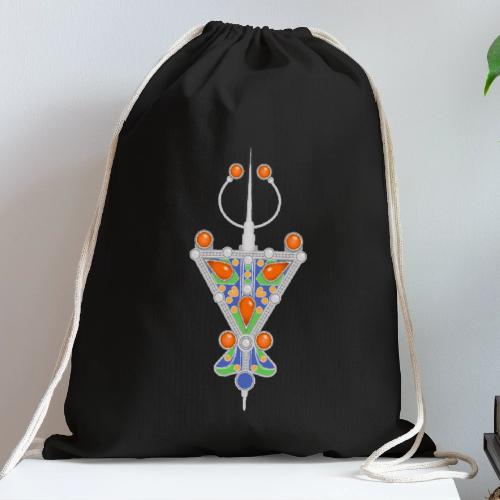 Amazigh: Tazerzit Heritage - Cotton Drawstring Bag