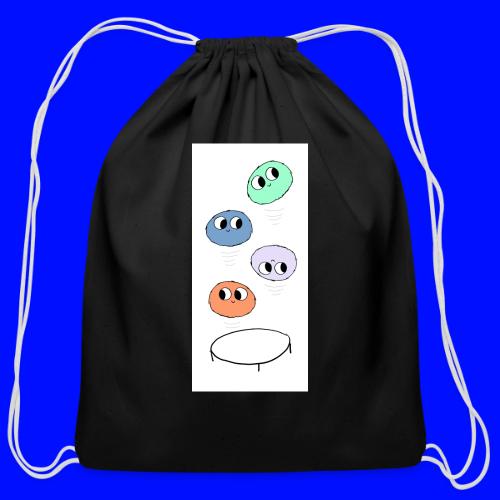 Puffs on a Trampoline (iPhone Case) - Cotton Drawstring Bag