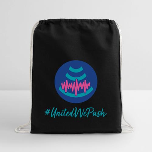 #UnitedWePush Logo Gear - Cotton Drawstring Bag