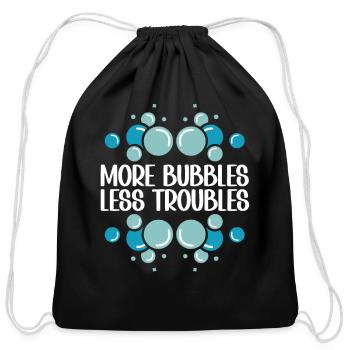 Soap Making Soap Maker - Cotton Drawstring Bag - black - Front