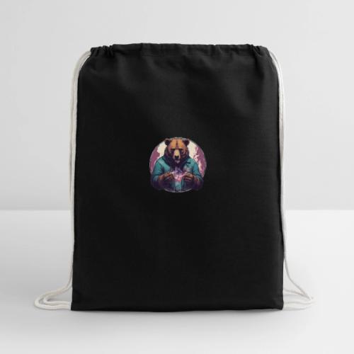 Magical Bear - Cotton Drawstring Bag