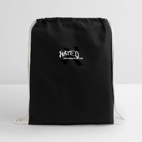 Hated Front - Cotton Drawstring Bag
