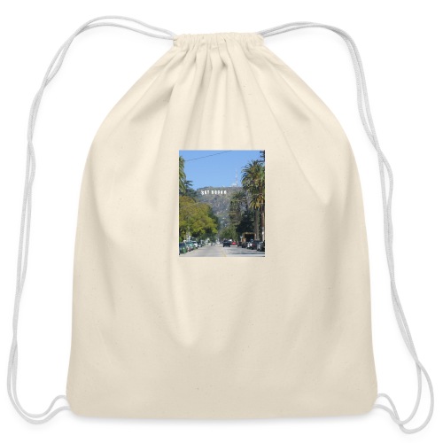 RockoWood Sign - Cotton Drawstring Bag