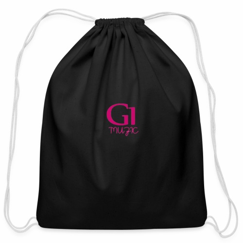 Pink G1 Muzic - Cotton Drawstring Bag