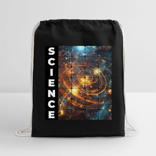 Golden Core of Science - Cotton Drawstring Bag