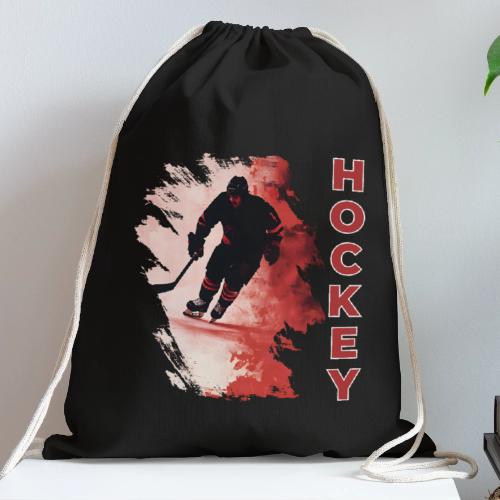 Hockey Fire - Cotton Drawstring Bag