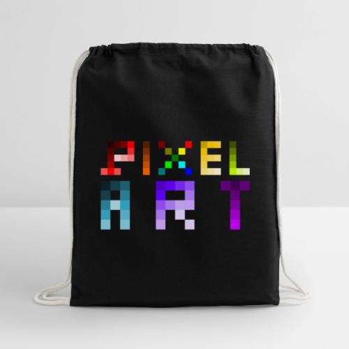 Pixel Art Spectrum - Cotton Drawstring Bag