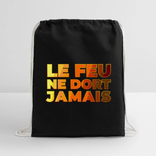 Fire never sleeps - Cotton Drawstring Bag