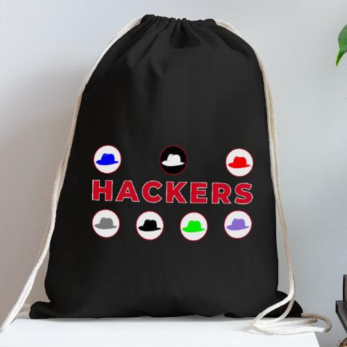 The Spectrum of Hackers - Cotton Drawstring Bag