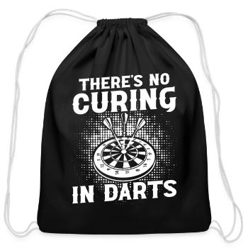 Darts Dart Player - Cotton Drawstring Bag - black - Front