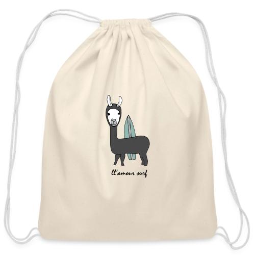 llamour surf. - Cotton Drawstring Bag