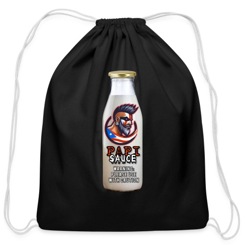 Bottle of Sweet Papi Sauce - Cotton Drawstring Bag