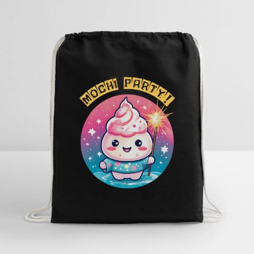 Kawaii Mochi Ice Cream: Coolest Treat for Summers - Cotton Drawstring Bag