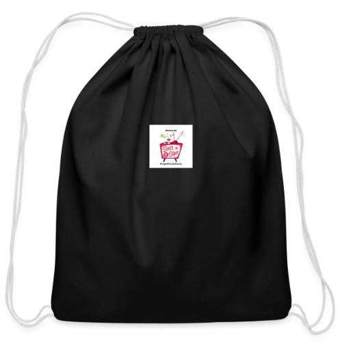 sassnsips com team lisa - Cotton Drawstring Bag