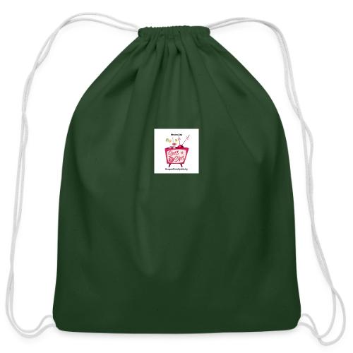 sassnsips com team lisa - Cotton Drawstring Bag