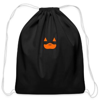 Quack O Lantern Jack O Lantern - Cotton Drawstring Bag - black - Front