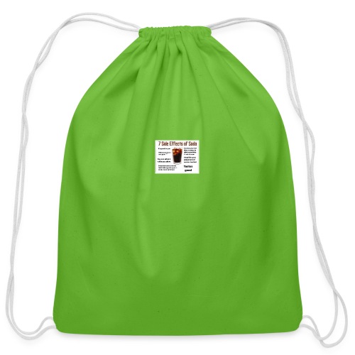 7 side effects of soda - Cotton Drawstring Bag