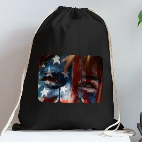 USA: Stars in Their Eyes - Cotton Drawstring Bag