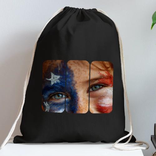 USA: Patriot Gaze - Cotton Drawstring Bag
