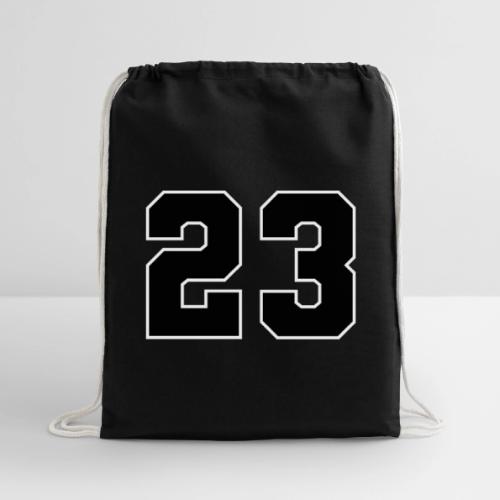 Varsity Number 23 Athletic Style - Cotton Drawstring Bag