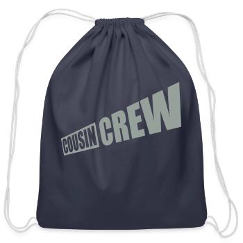 Leader cousin crew team - Cotton Drawstring Bag - navy - Front