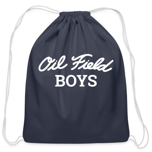 Oil Field Boys Red - Cotton Drawstring Bag