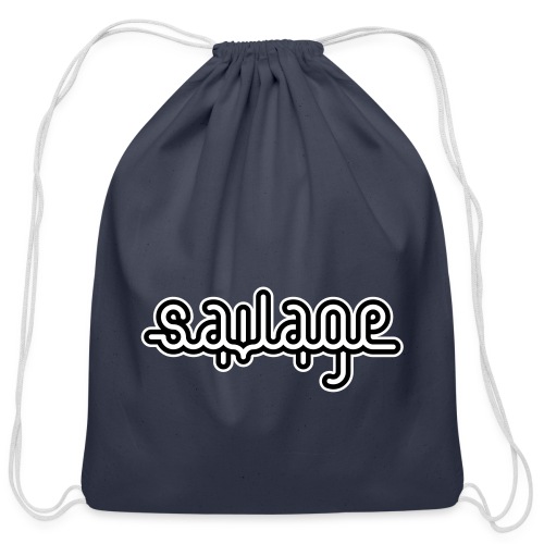 Savage Logo (2 colors) - Cotton Drawstring Bag