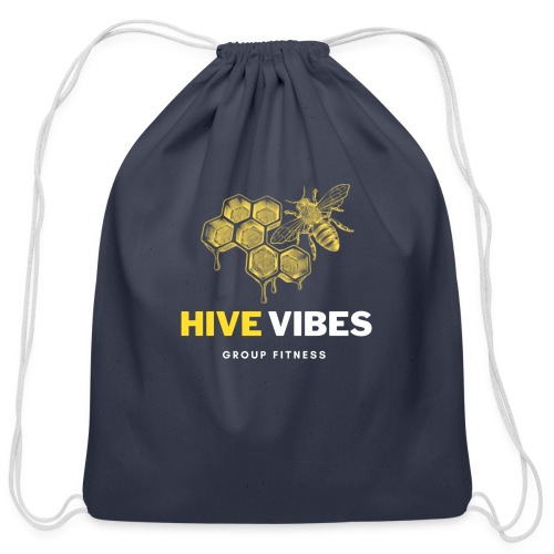 HIVE VIBES GROUP FITNESS - Cotton Drawstring Bag
