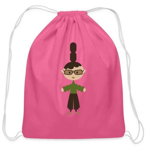 A Very Pointy Girl - Cotton Drawstring Bag
