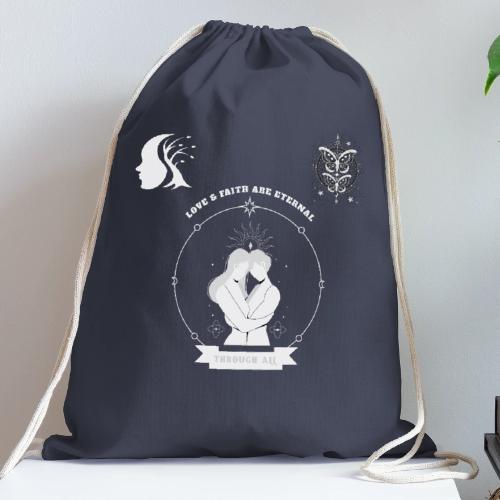 Love & Faith - Cotton Drawstring Bag